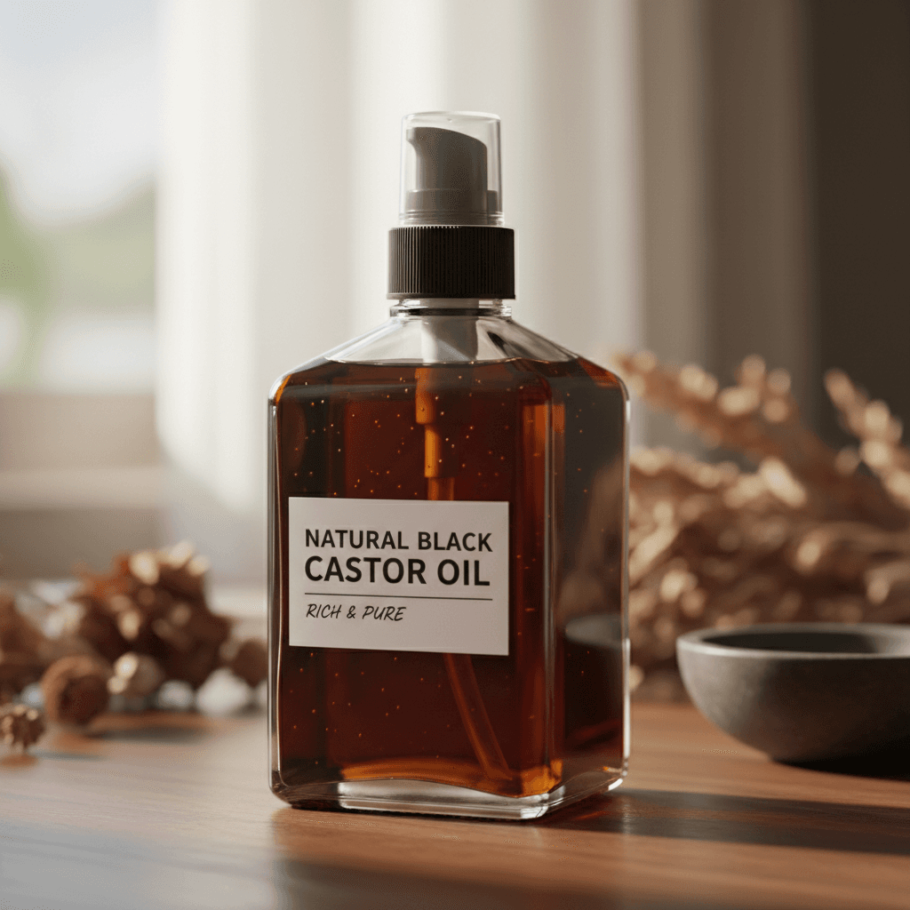 Black castor oil